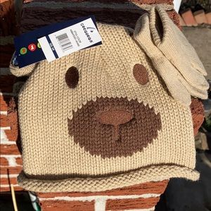 Wippette Infant Hat/Mittens - NWT - Cute Bear Style